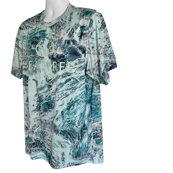 Realtree Fishing Short Sleeve Performance Shirt Men's Large - Picture 3 of 6